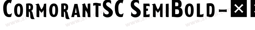 CormorantSC SemiBold字体转换